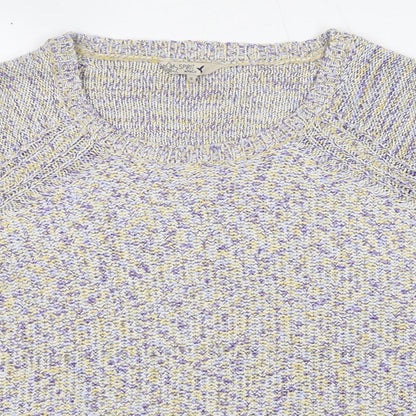 Womens UK Size 14 M&Co Yellow Pullover Jumper