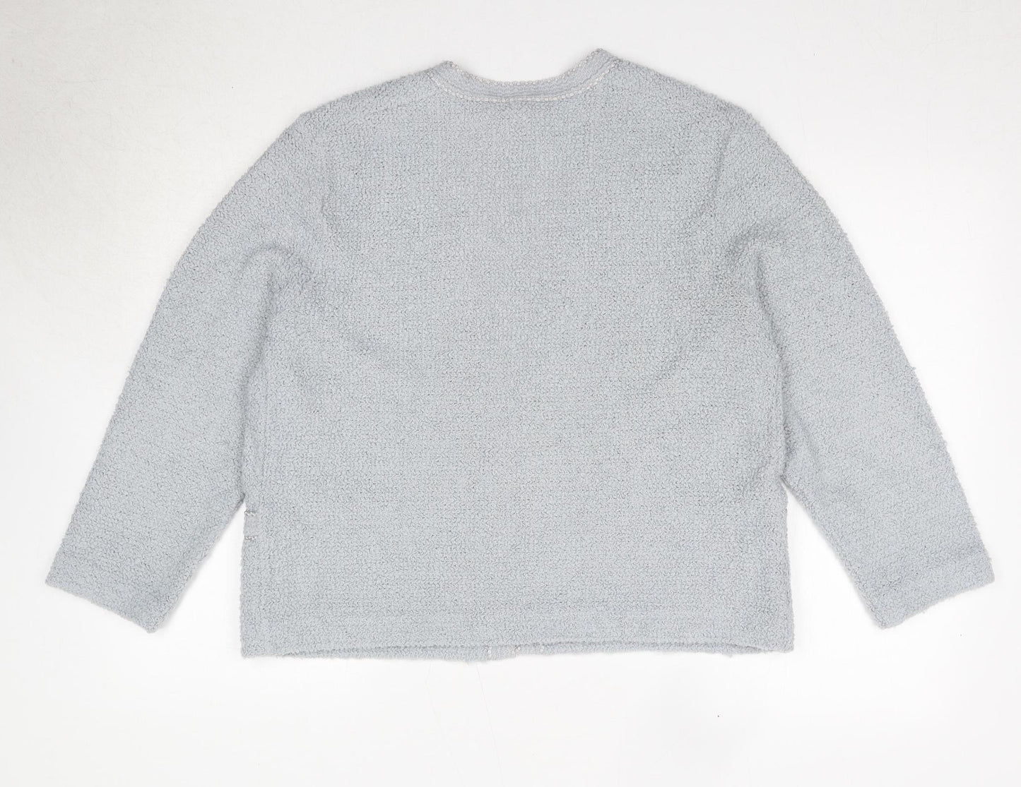 Womens UK Size 14 St Michael Grey Cardigan Jumper