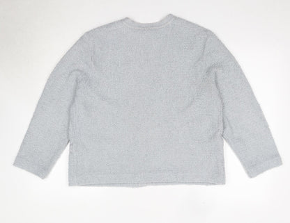 Womens UK Size 14 St Michael Grey Cardigan Jumper