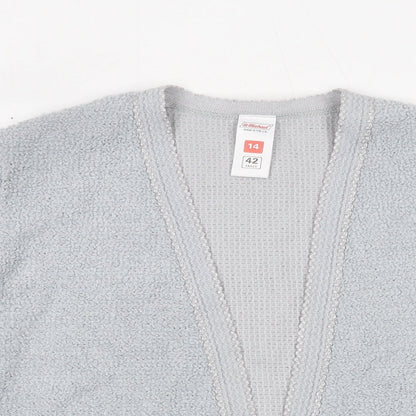 Womens UK Size 14 St Michael Grey Cardigan Jumper