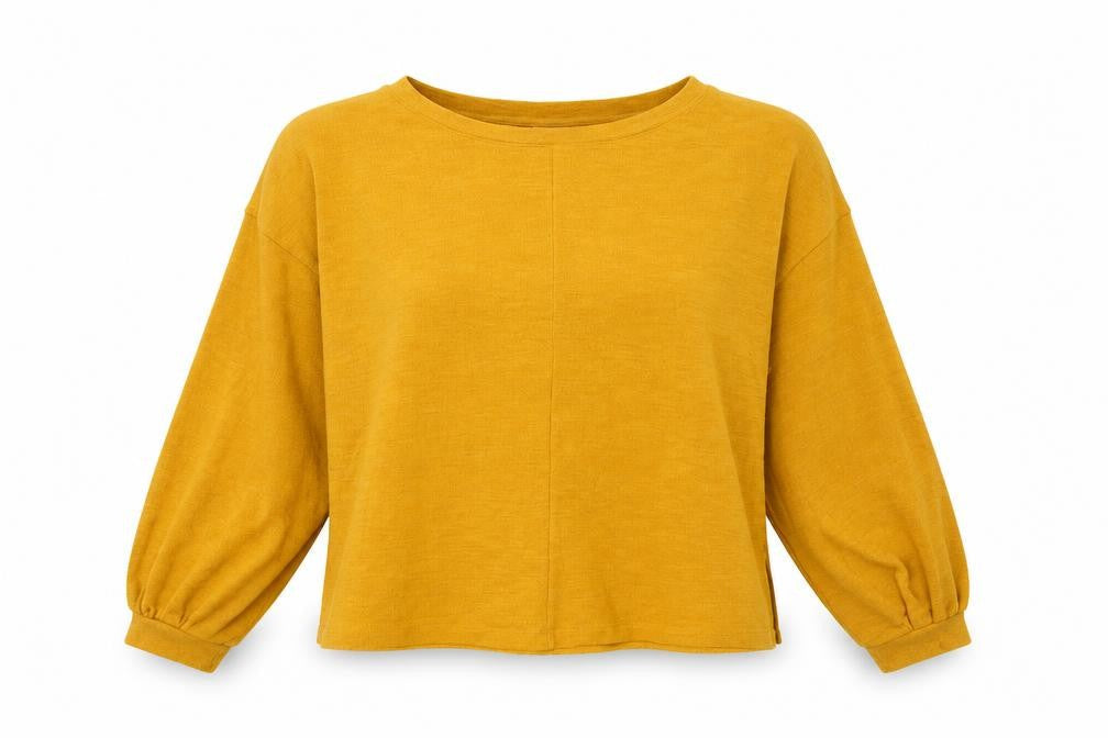 Womens UK Size S H&M Yellow Basic Blouse