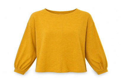 Womens UK Size S H&M Yellow Basic Blouse
