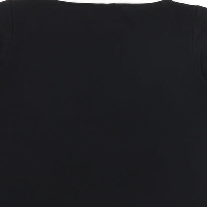 Womens UK Size M H&M Black Basic Blouse