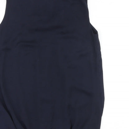 Womens UK Size 8 Dorothy Perkins Blue Basic Tank