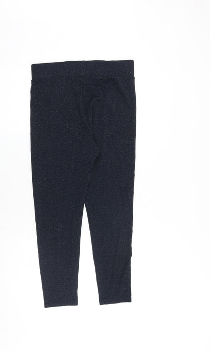 Womens UK Size 10 Marks and Spencer Regular Fit  Blue Trousers