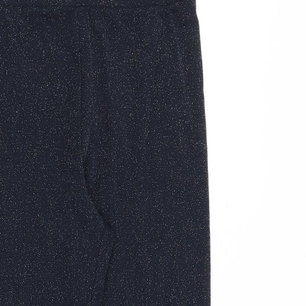 Womens UK Size 10 Marks and Spencer Regular Fit  Blue Trousers