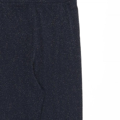 Womens UK Size 10 Marks and Spencer Regular Fit  Blue Trousers