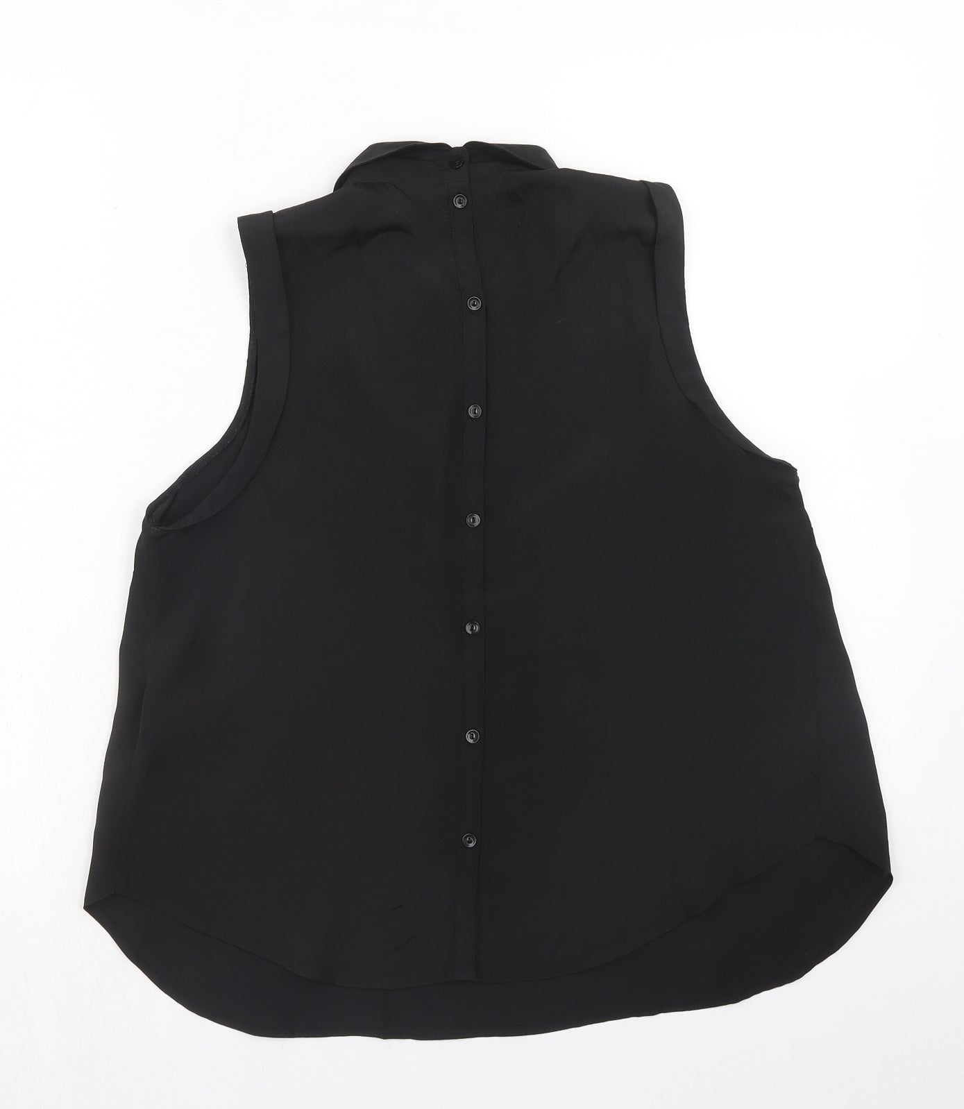 Womens UK Size S Cooperative Black Basic Tank