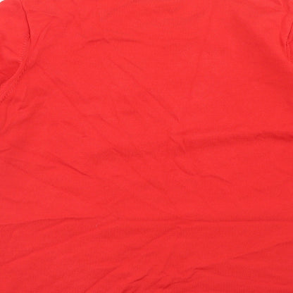 Womens UK Size 14 Marks and Spencer Red Pullover Jumper