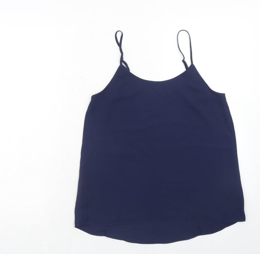 Womens UK Size 8 Oasis Blue Basic Tank