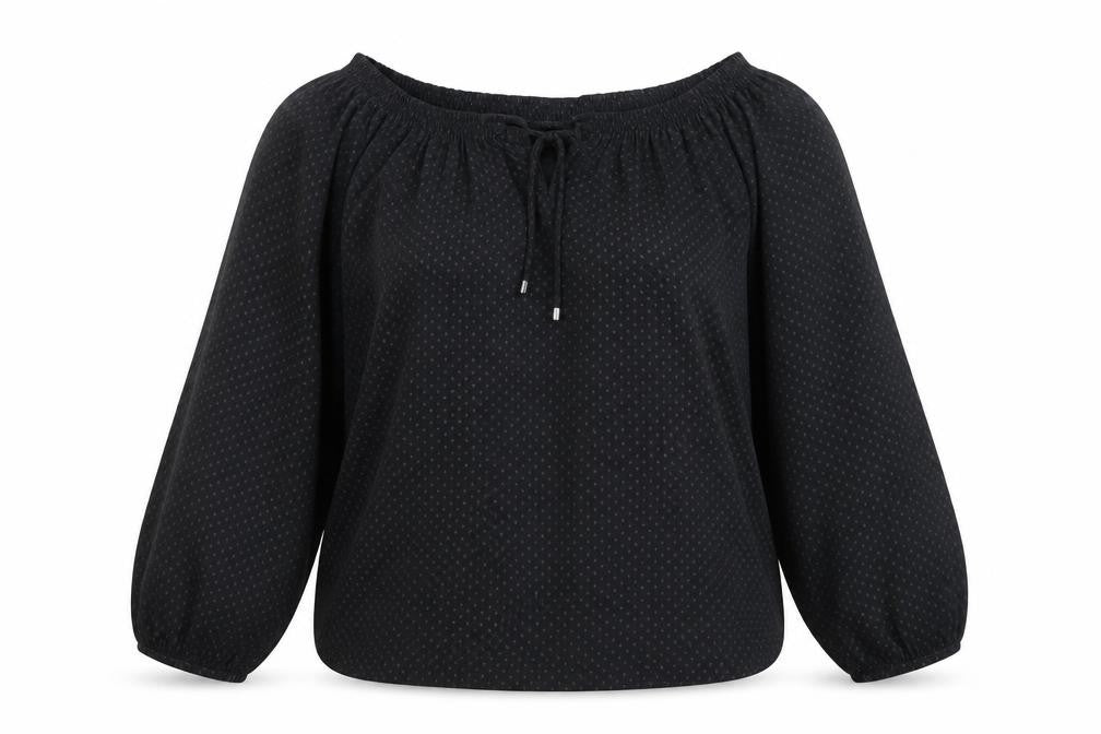 Womens UK Size 6 NEXT Black Basic Blouse