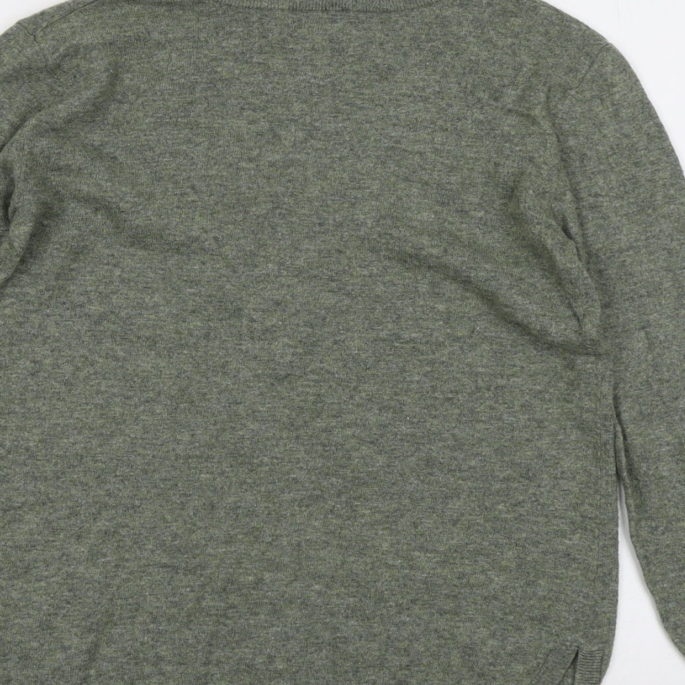 Womens UK Size XS H&M Green Pullover Jumper
