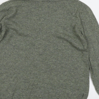 Womens UK Size XS H&M Green Pullover Jumper