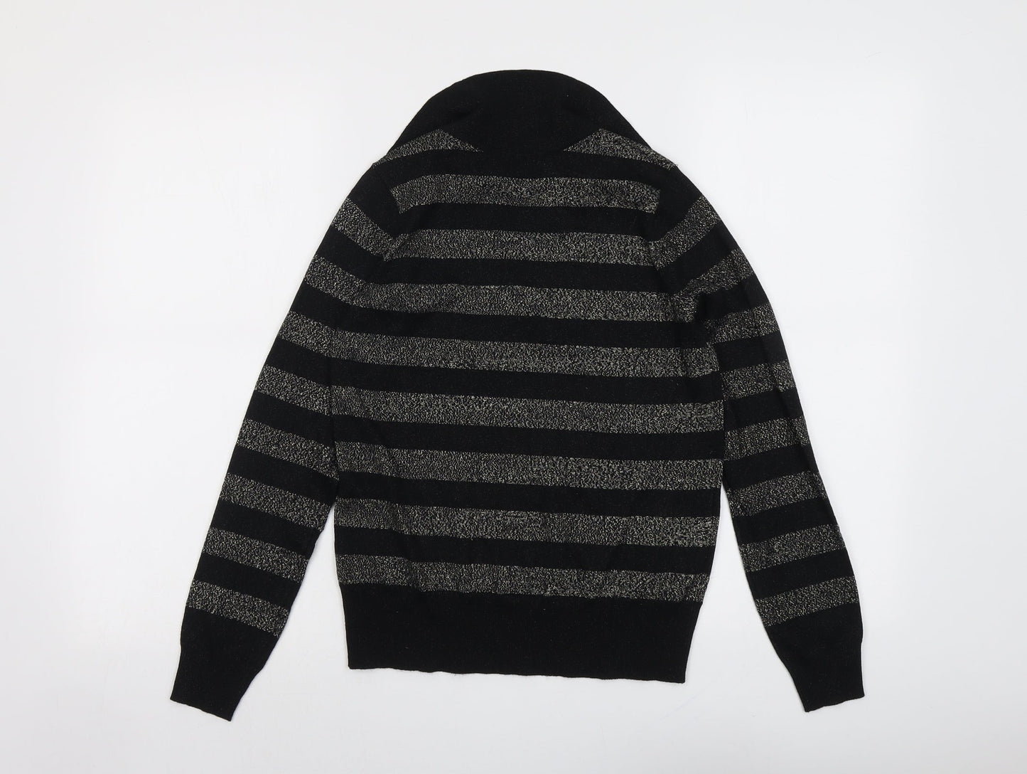 Womens UK Size XS Marks and Spencer Black Pullover Jumper