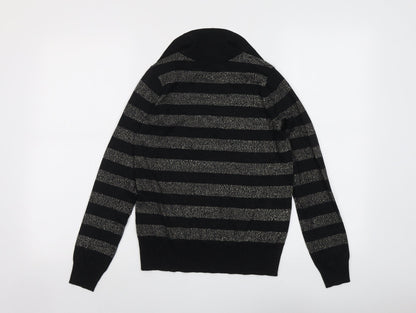 Womens UK Size XS Marks and Spencer Black Pullover Jumper