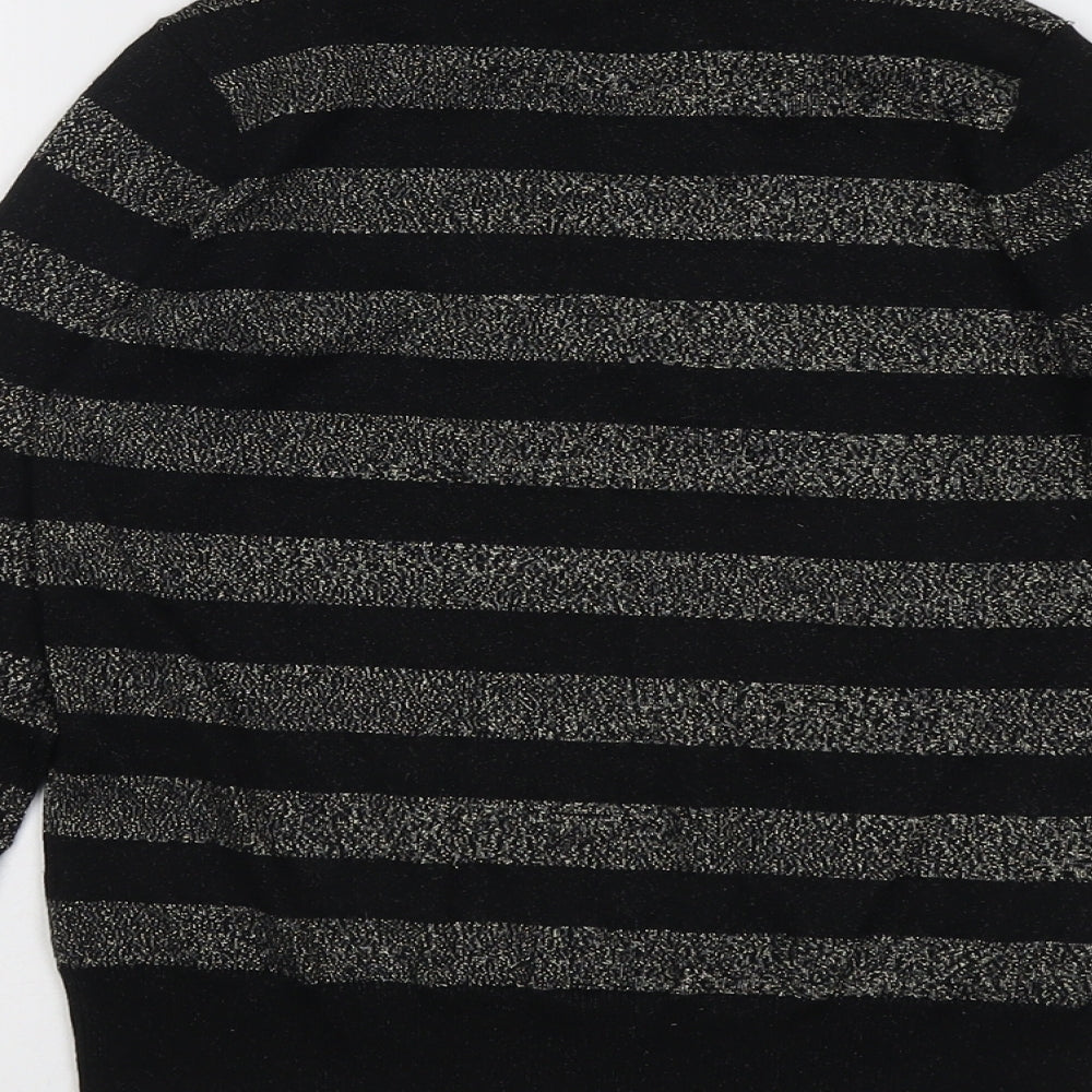 Womens UK Size XS Marks and Spencer Black Pullover Jumper