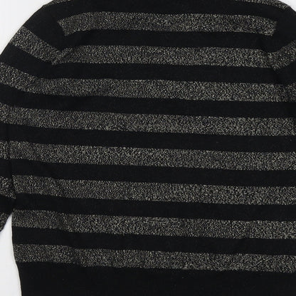 Womens UK Size XS Marks and Spencer Black Pullover Jumper