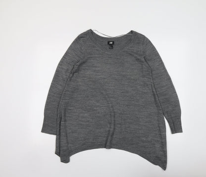 Womens UK Size S H&M Grey Pullover Jumper