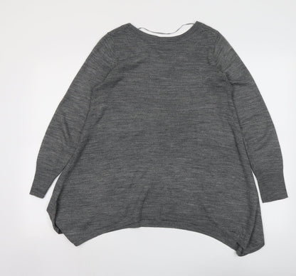 Womens UK Size S H&M Grey Pullover Jumper