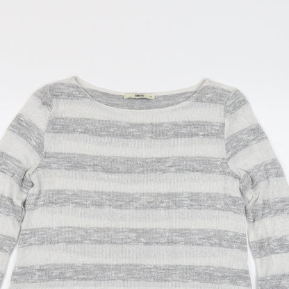 Womens UK Size XS Oasis Grey Pullover Jumper
