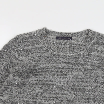 Womens UK Size 10 Marks and Spencer Grey Pullover Jumper