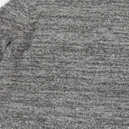 Womens UK Size 10 Marks and Spencer Grey Pullover Jumper