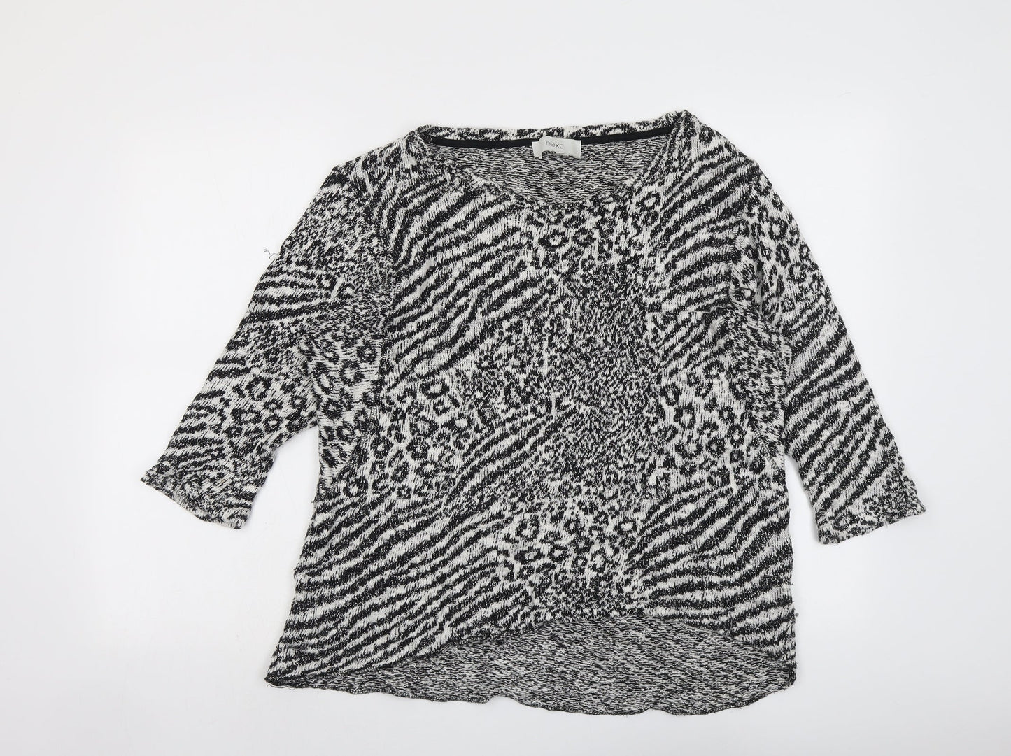 Womens UK Size 12 NEXT Black Pullover Jumper