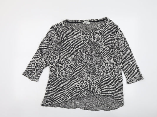 Womens UK Size 12 NEXT Black Pullover Jumper