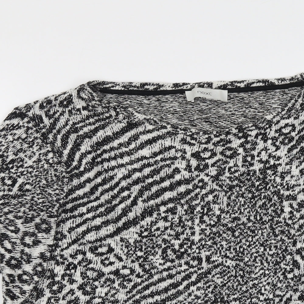 Womens UK Size 12 NEXT Black Pullover Jumper