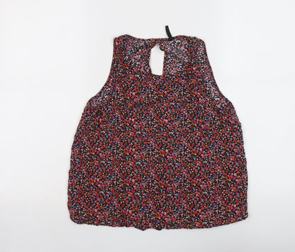 Womens UK Size M Stradivarius Multicoloured Basic Blouse