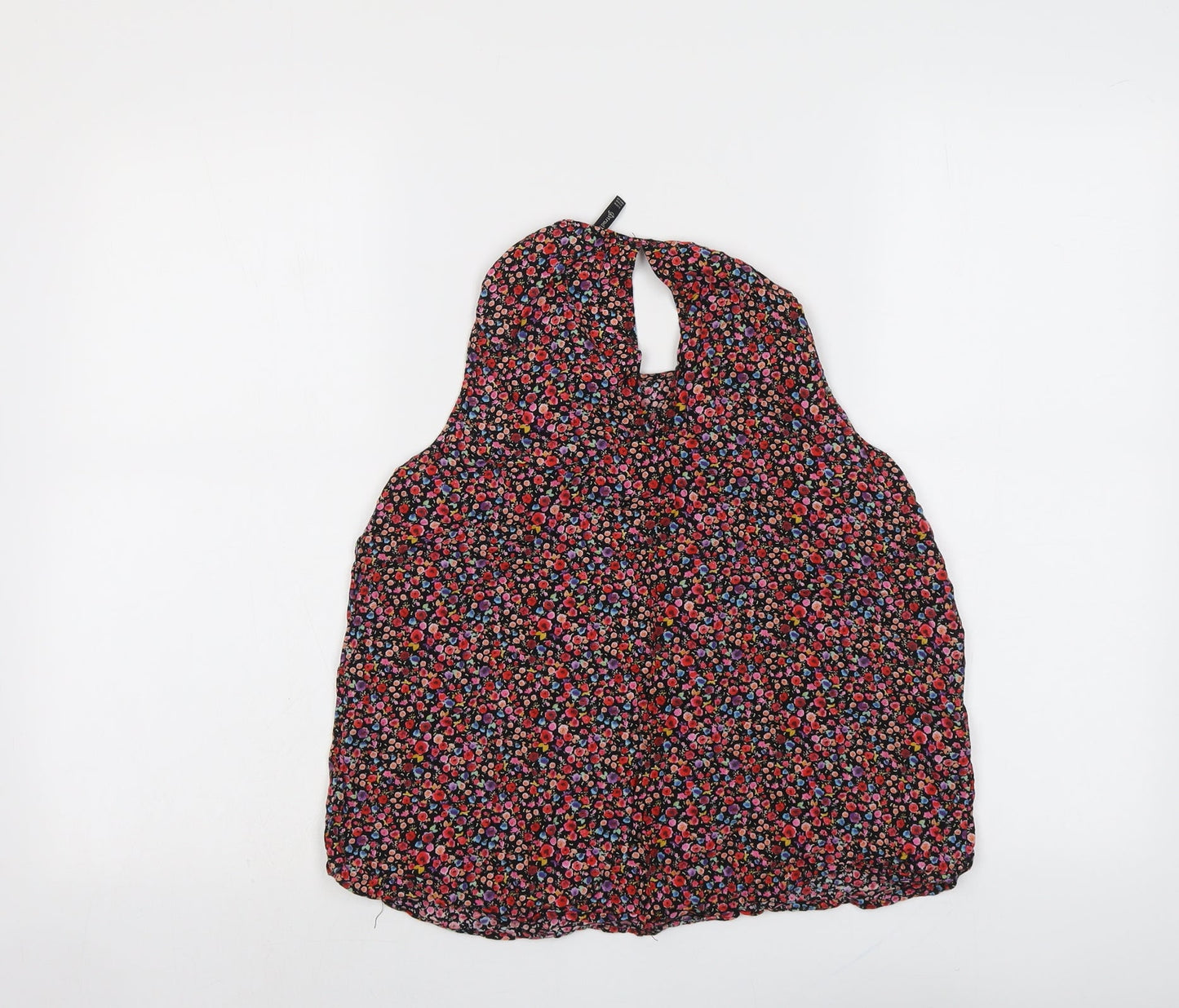 Womens UK Size M Stradivarius Multicoloured Basic Blouse