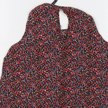 Womens UK Size M Stradivarius Multicoloured Basic Blouse
