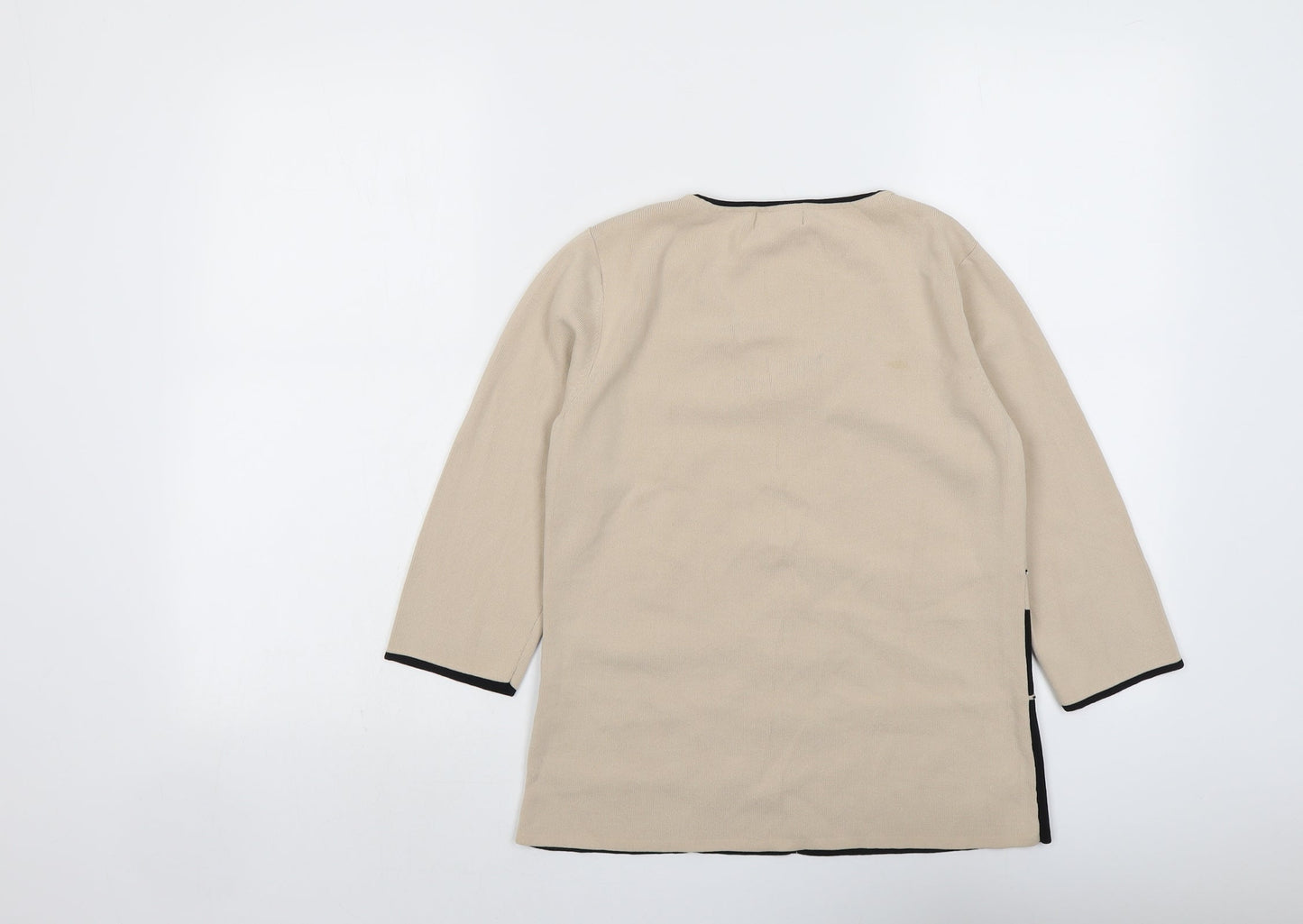 Womens UK Size 10 Sky Designs Beige Pullover Jumper