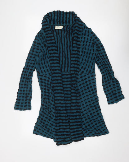 Womens UK Size S Adini Blue Cardigan Jumper