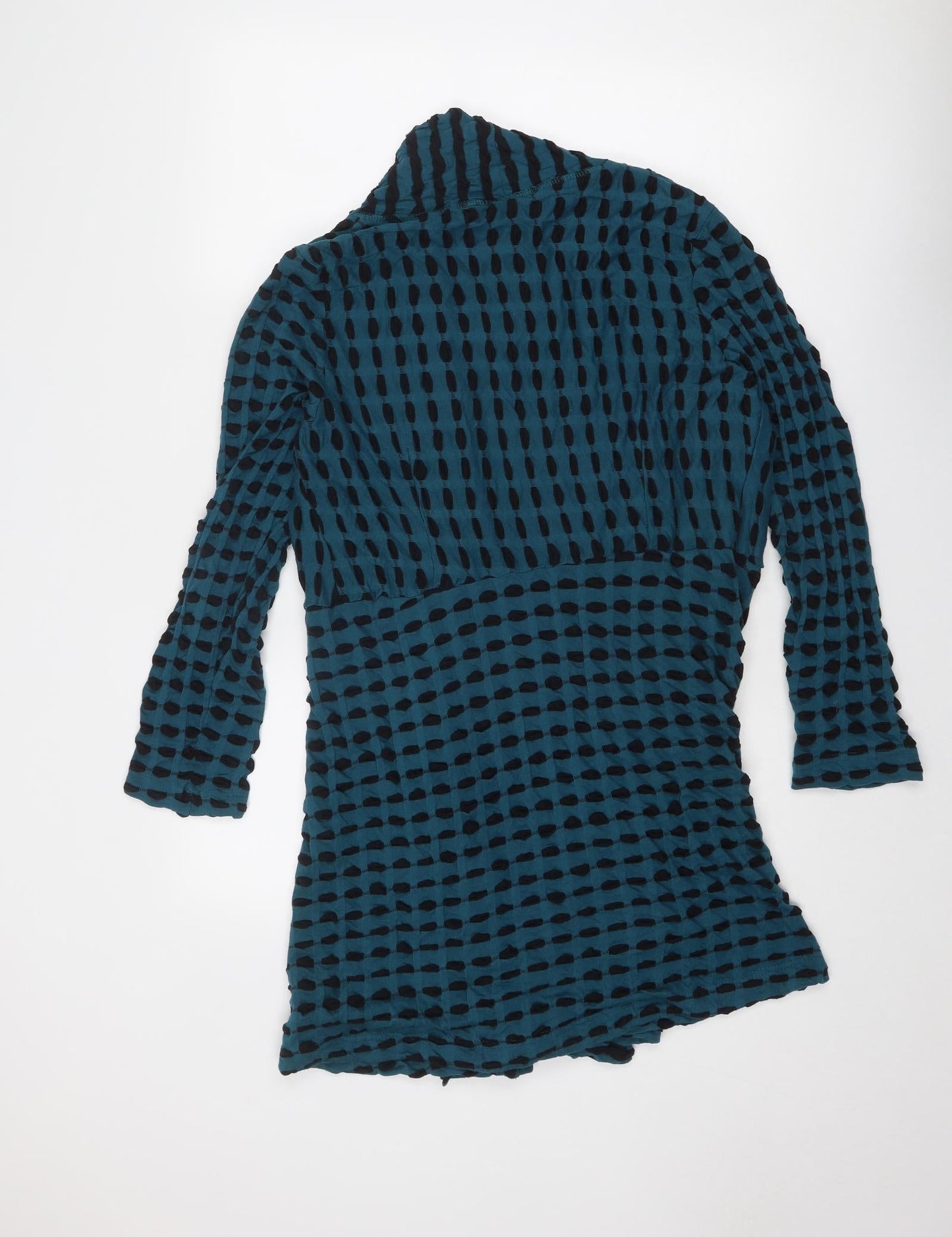 Womens UK Size S Adini Blue Cardigan Jumper