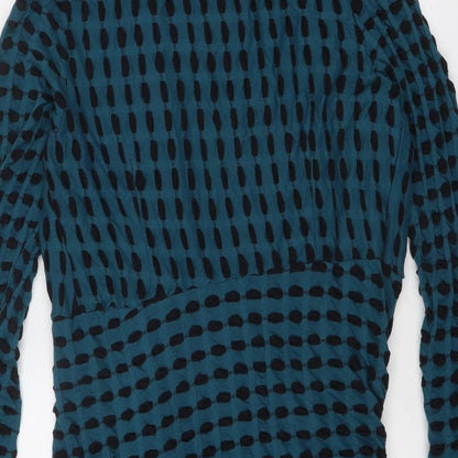 Womens UK Size S Adini Blue Cardigan Jumper