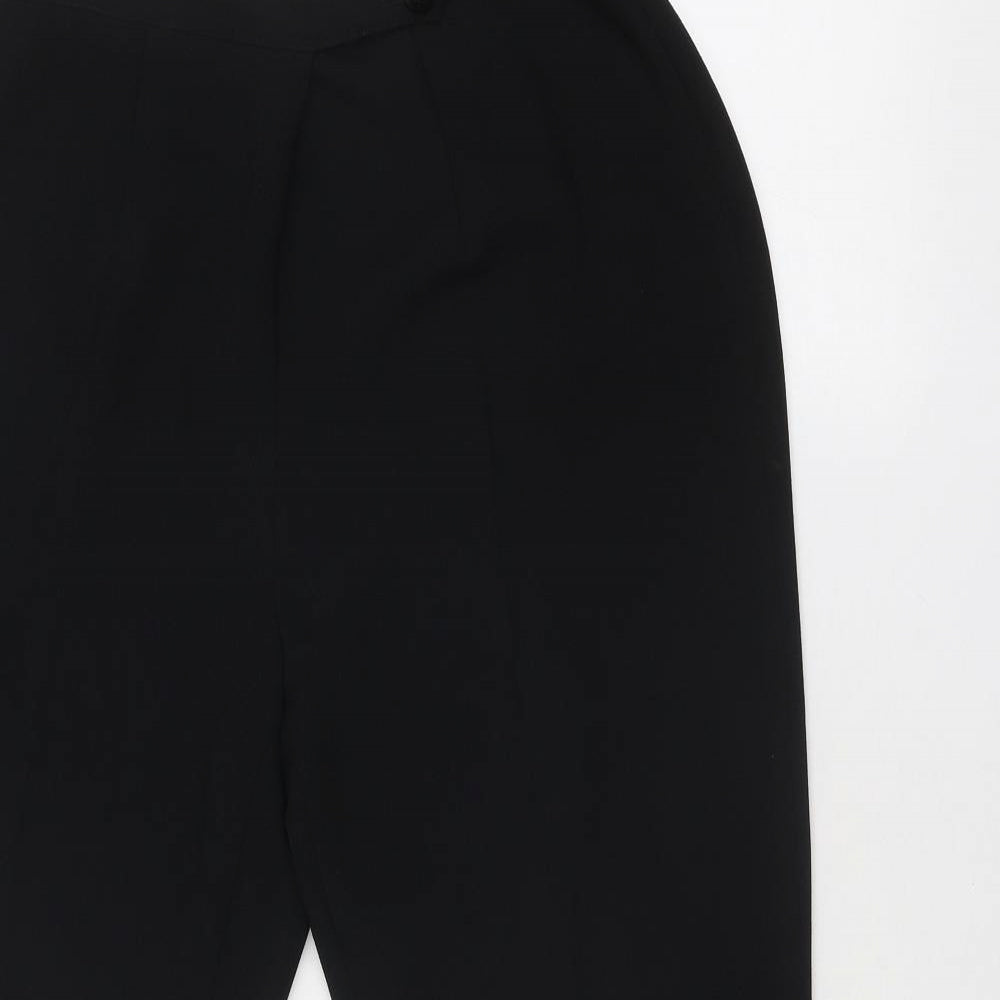 Womens UK Size 14 St Bernard Regular Fit Chino Black Trousers