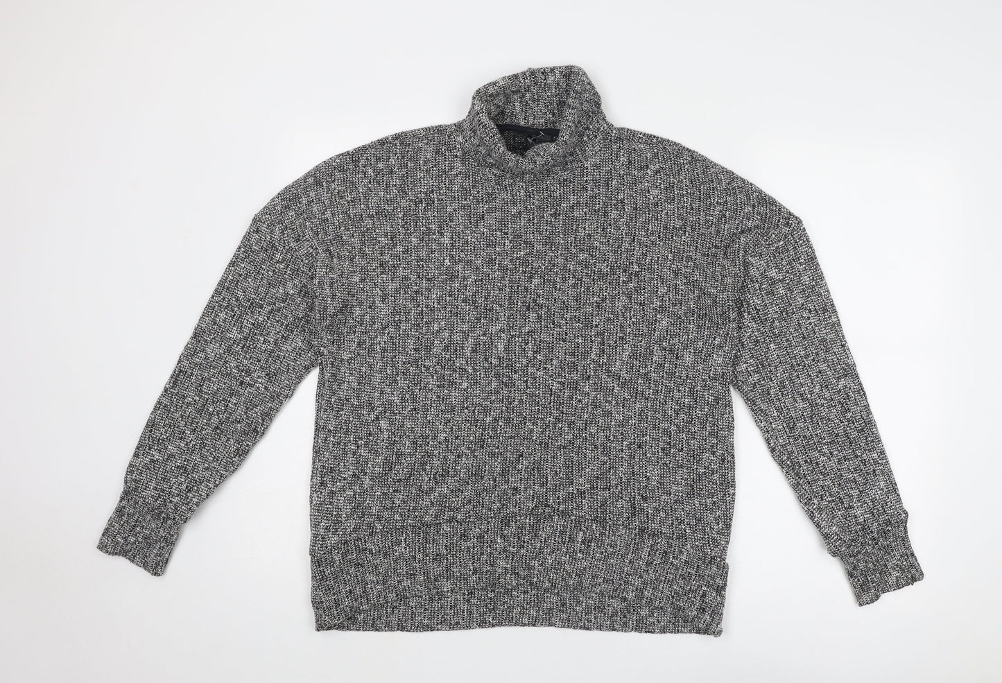 Womens UK Size 10 Topshop Grey Pullover Jumper