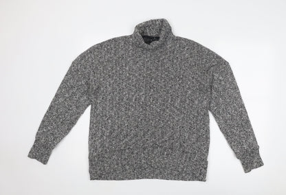 Womens UK Size 10 Topshop Grey Pullover Jumper
