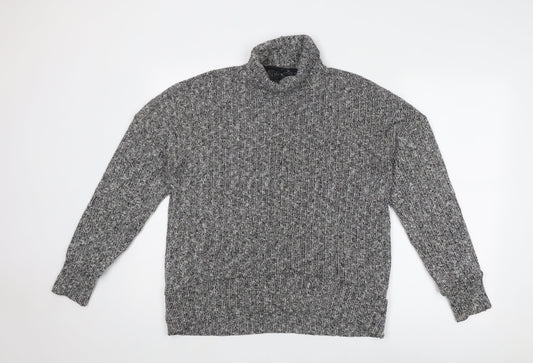 Womens UK Size 10 Topshop Grey Pullover Jumper