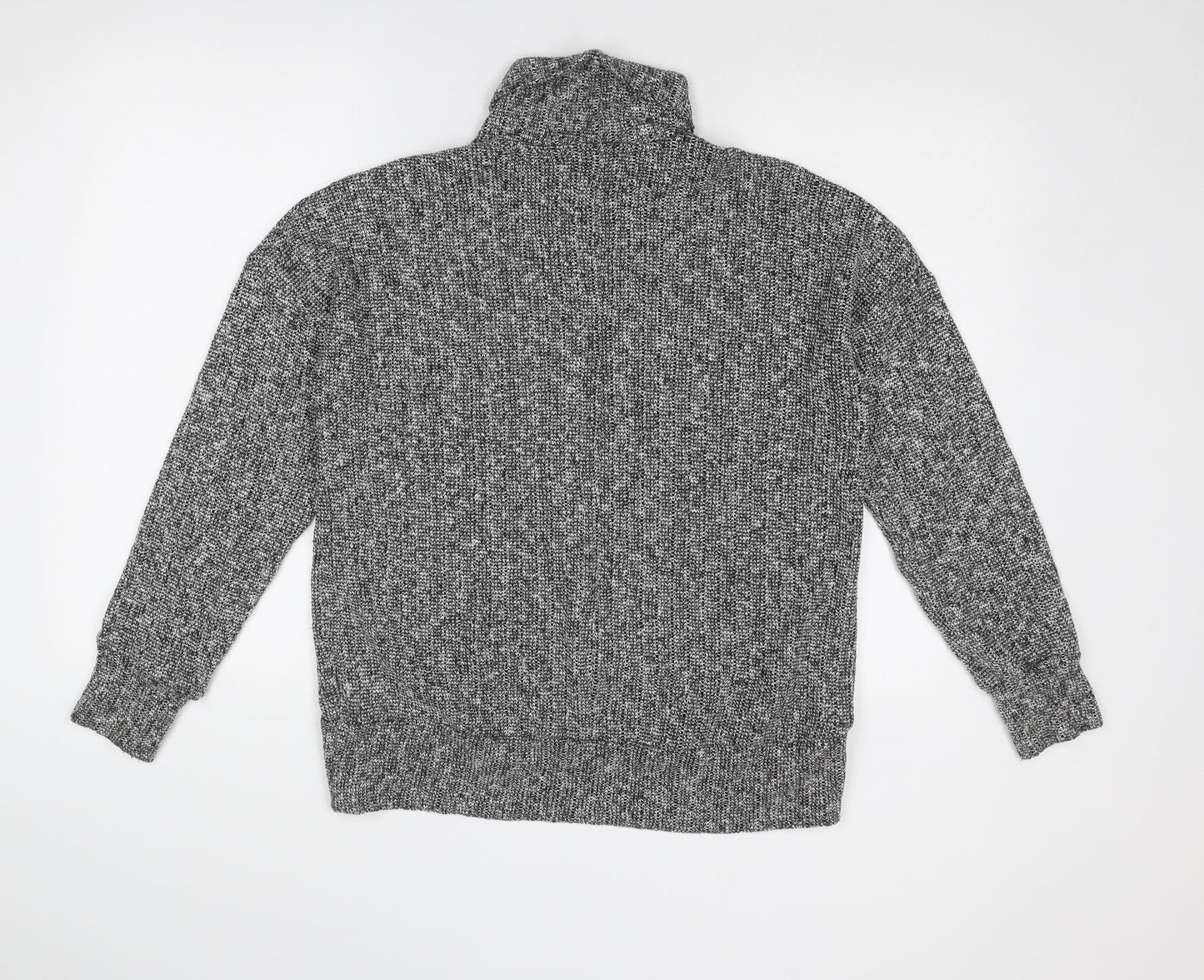 Womens UK Size 10 Topshop Grey Pullover Jumper