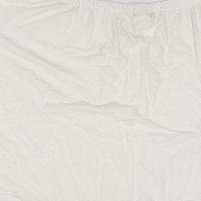 Womens UK Size M H&M Ivory Basic Blouse
