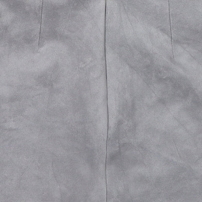 Vestidos Womens Grey Cotton Cargo Skirt Size S Zip