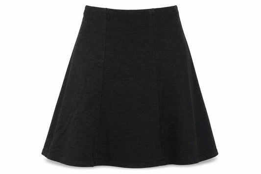 Country Casuals Womens Grey Polyester Swing Skirt Size 34 in