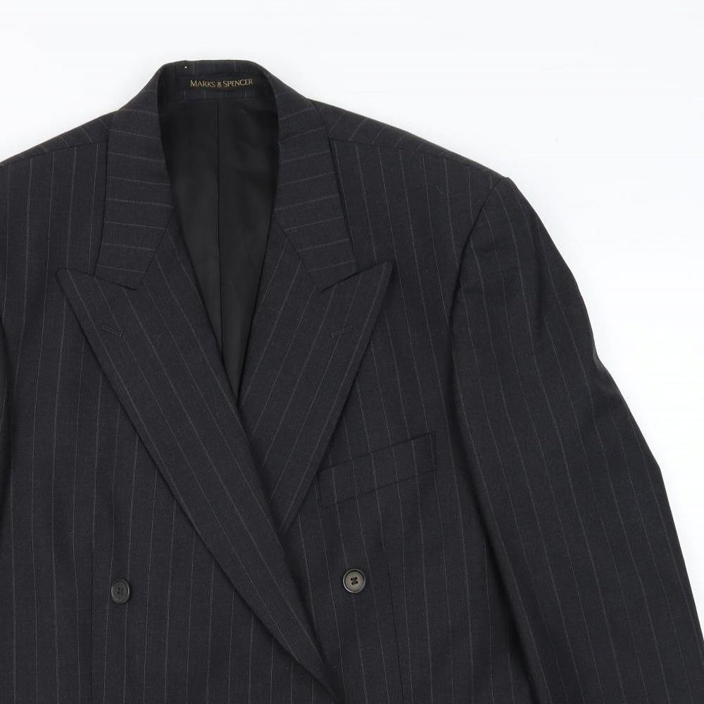 Mens UK Size 42 Marks and Spencer Regular Grey Suit Jacket
