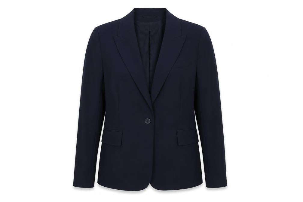 Womens UK Size 14 Marks and Spencer Regular Blue Suit Jacket