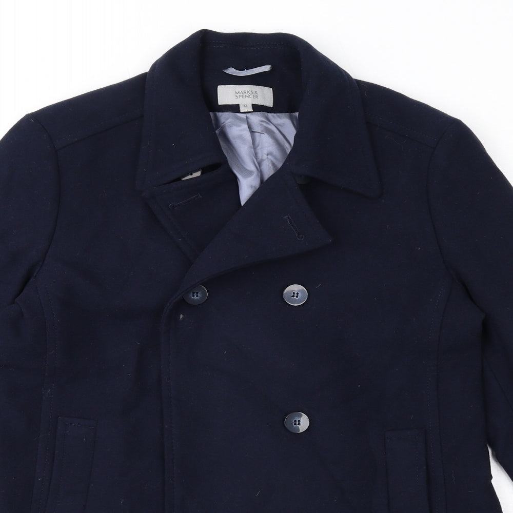 Womens UK Size 12 Marks and Spencer Blue Jacket