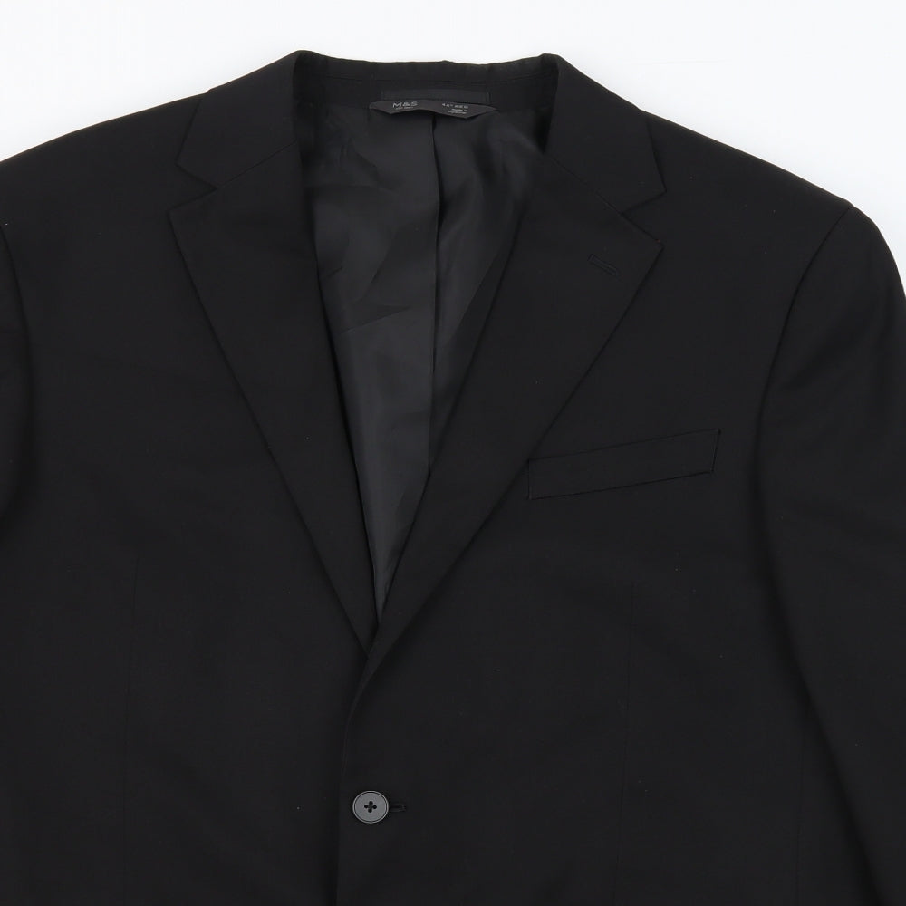 Mens UK Size 42 Skopes Regular Black Suit Jacket