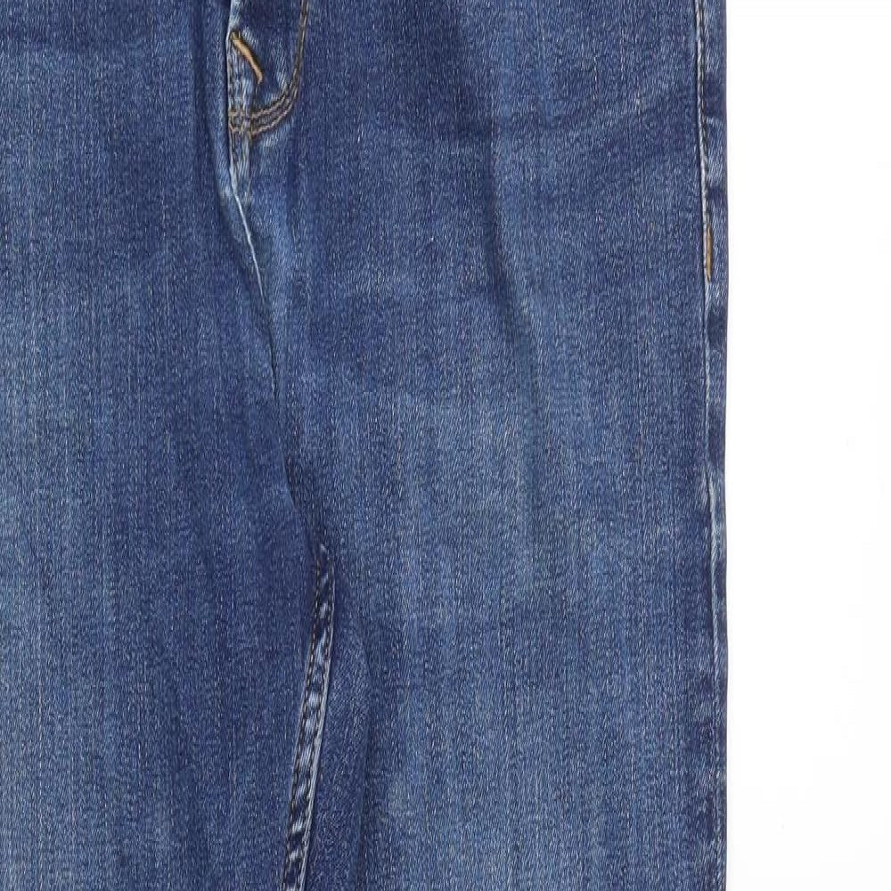 Jack Wills Mens Blue Cotton Skinny Jeans Size 32 in L32 in Regular Zip