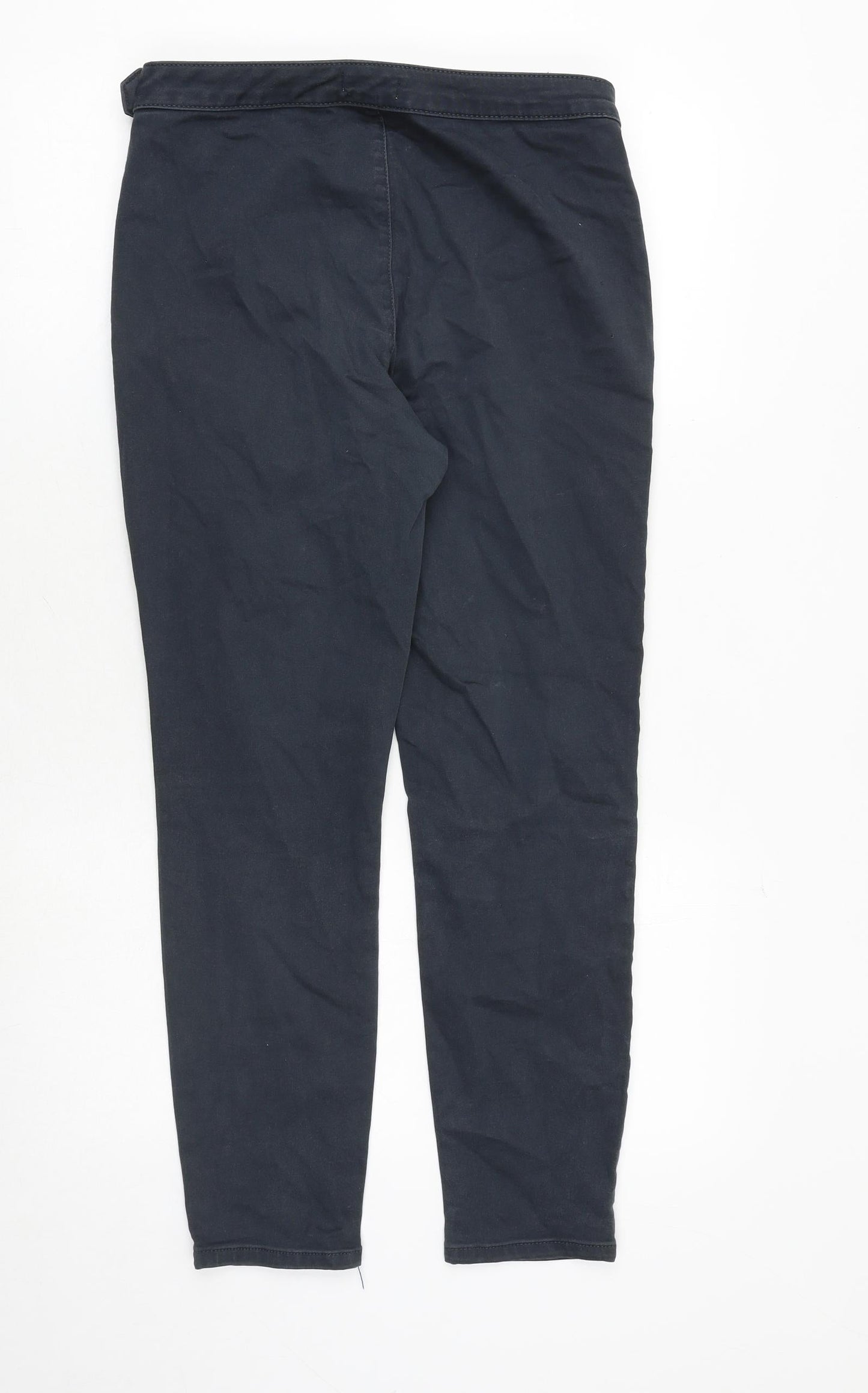 Phase Eight Womens Grey Cotton Skinny Jeans Size 30 in Regular Zip